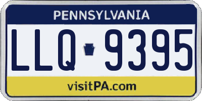 PA license plate LLQ9395
