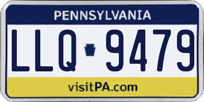 PA license plate LLQ9479