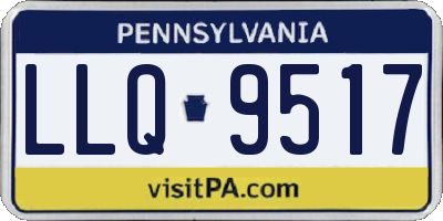 PA license plate LLQ9517