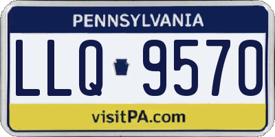 PA license plate LLQ9570