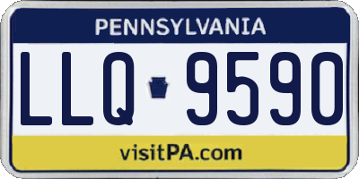 PA license plate LLQ9590
