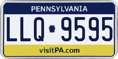 PA license plate LLQ9595