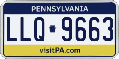 PA license plate LLQ9663