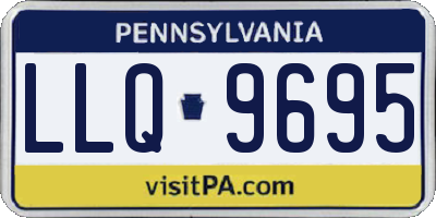 PA license plate LLQ9695