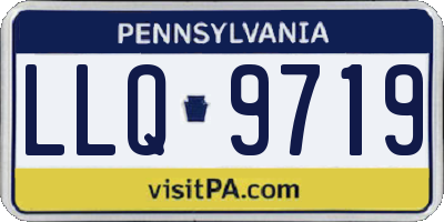 PA license plate LLQ9719