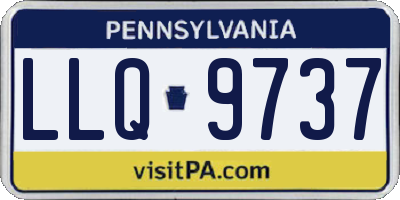 PA license plate LLQ9737