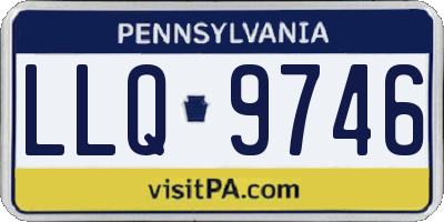 PA license plate LLQ9746