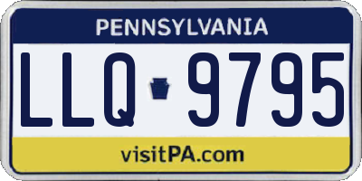 PA license plate LLQ9795
