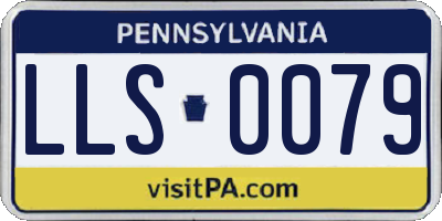 PA license plate LLS0079