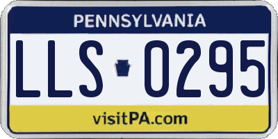 PA license plate LLS0295