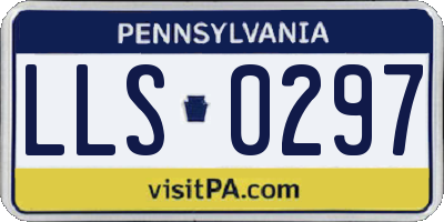 PA license plate LLS0297