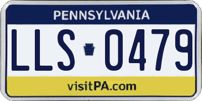 PA license plate LLS0479