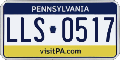 PA license plate LLS0517