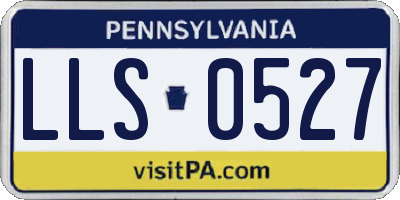 PA license plate LLS0527