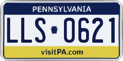 PA license plate LLS0621