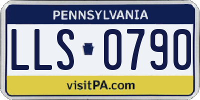 PA license plate LLS0790