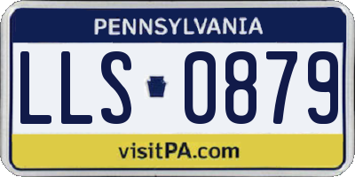 PA license plate LLS0879