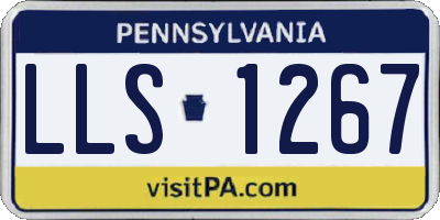 PA license plate LLS1267