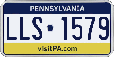 PA license plate LLS1579