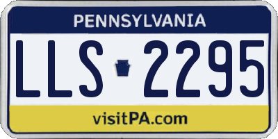 PA license plate LLS2295