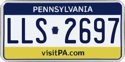 PA license plate LLS2697
