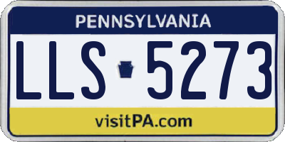 PA license plate LLS5273