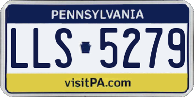 PA license plate LLS5279