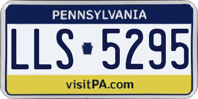 PA license plate LLS5295