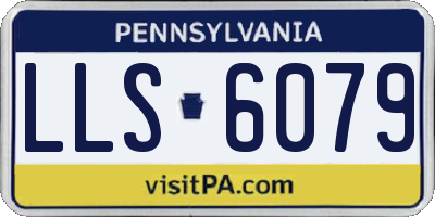 PA license plate LLS6079