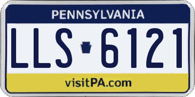 PA license plate LLS6121