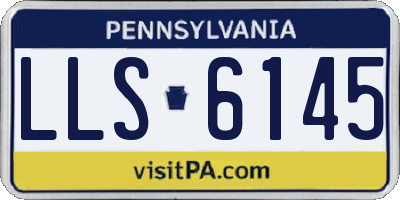PA license plate LLS6145