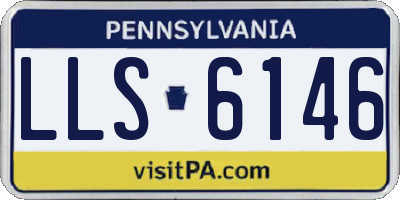 PA license plate LLS6146