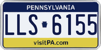PA license plate LLS6155