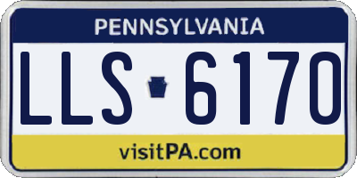PA license plate LLS6170