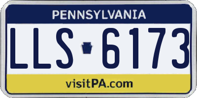 PA license plate LLS6173