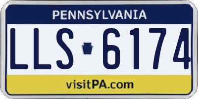 PA license plate LLS6174