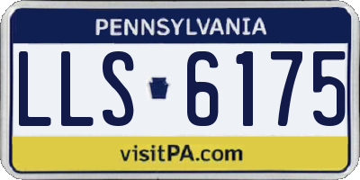 PA license plate LLS6175