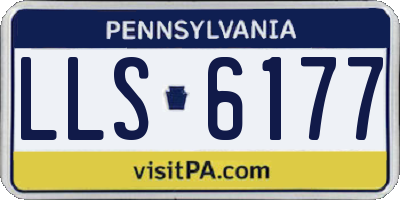 PA license plate LLS6177