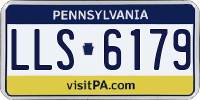 PA license plate LLS6179