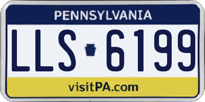 PA license plate LLS6199