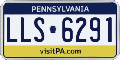 PA license plate LLS6291
