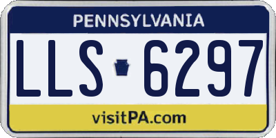 PA license plate LLS6297