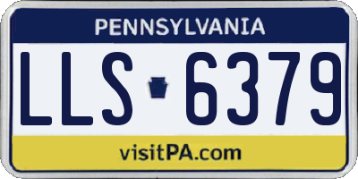 PA license plate LLS6379