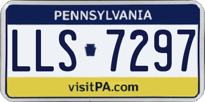 PA license plate LLS7297