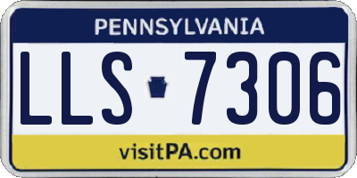 PA license plate LLS7306