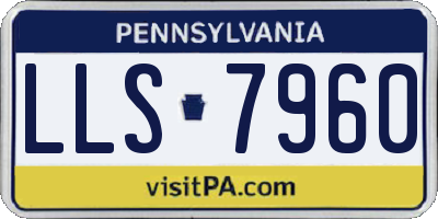 PA license plate LLS7960