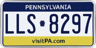 PA license plate LLS8297