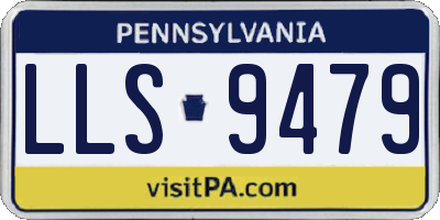 PA license plate LLS9479