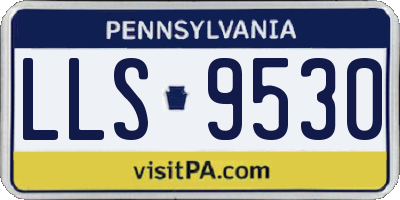 PA license plate LLS9530