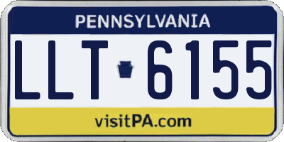 PA license plate LLT6155